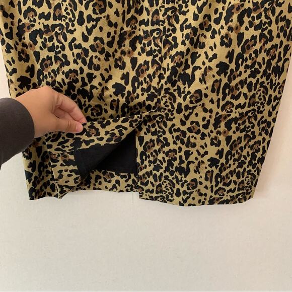 Jcrew Leopard Print Bi-Stretch No 2 Pencil Skirt AK697 - Picture 4 of 7